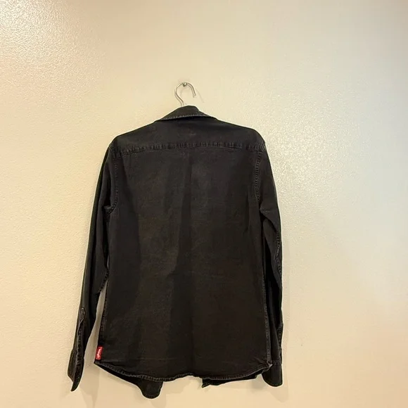 Wrangler Pearl Snap Denim Shirt - Picture 3 of 7